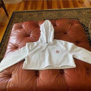 Ladies size small cropped sweatshirt, never worn.